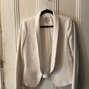 Ann Taylor Loft White Blazer